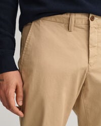 Hallden Slim Fit Twill Chinos