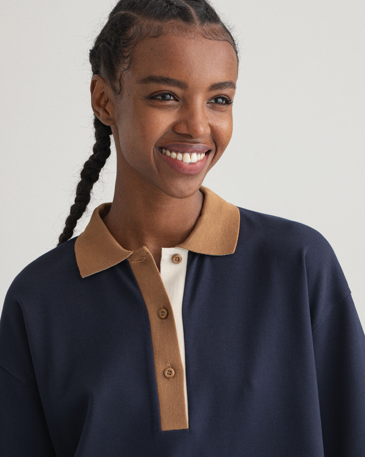 Colorblock Polo Dress