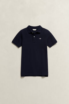 Teens Shield Polo Shirt — EVENING BLUE 2