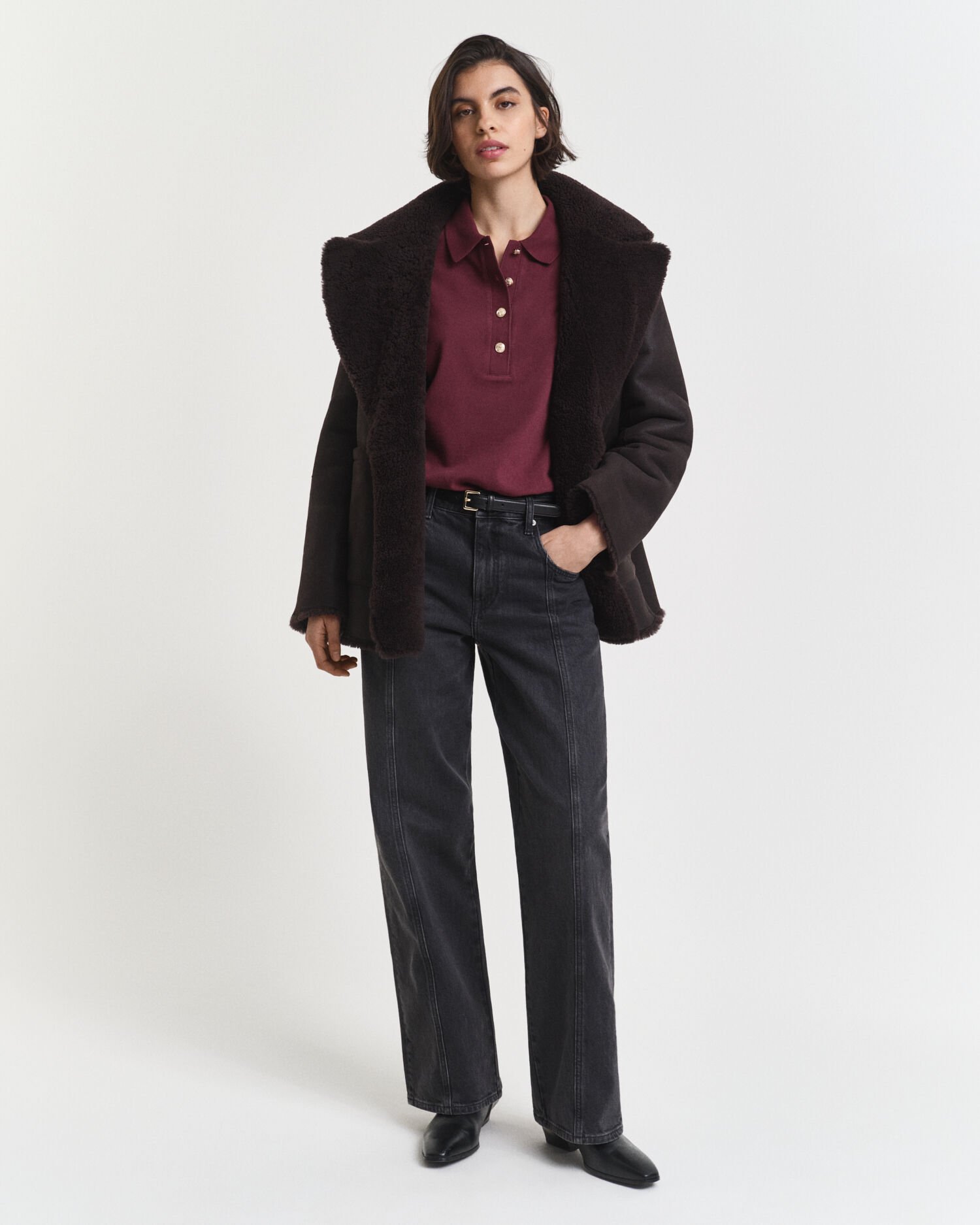 Long Sleeve Piqué Polo Shirt