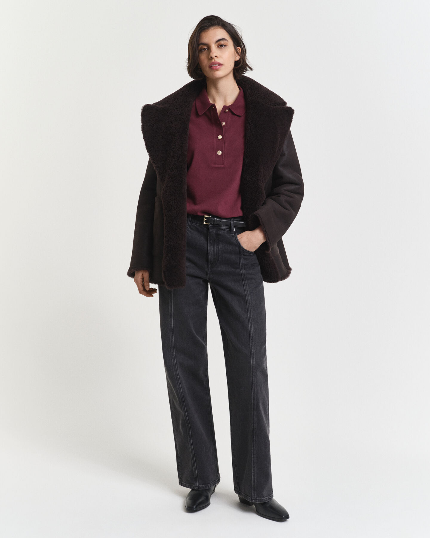 Long Sleeve Piqué Polo Shirt