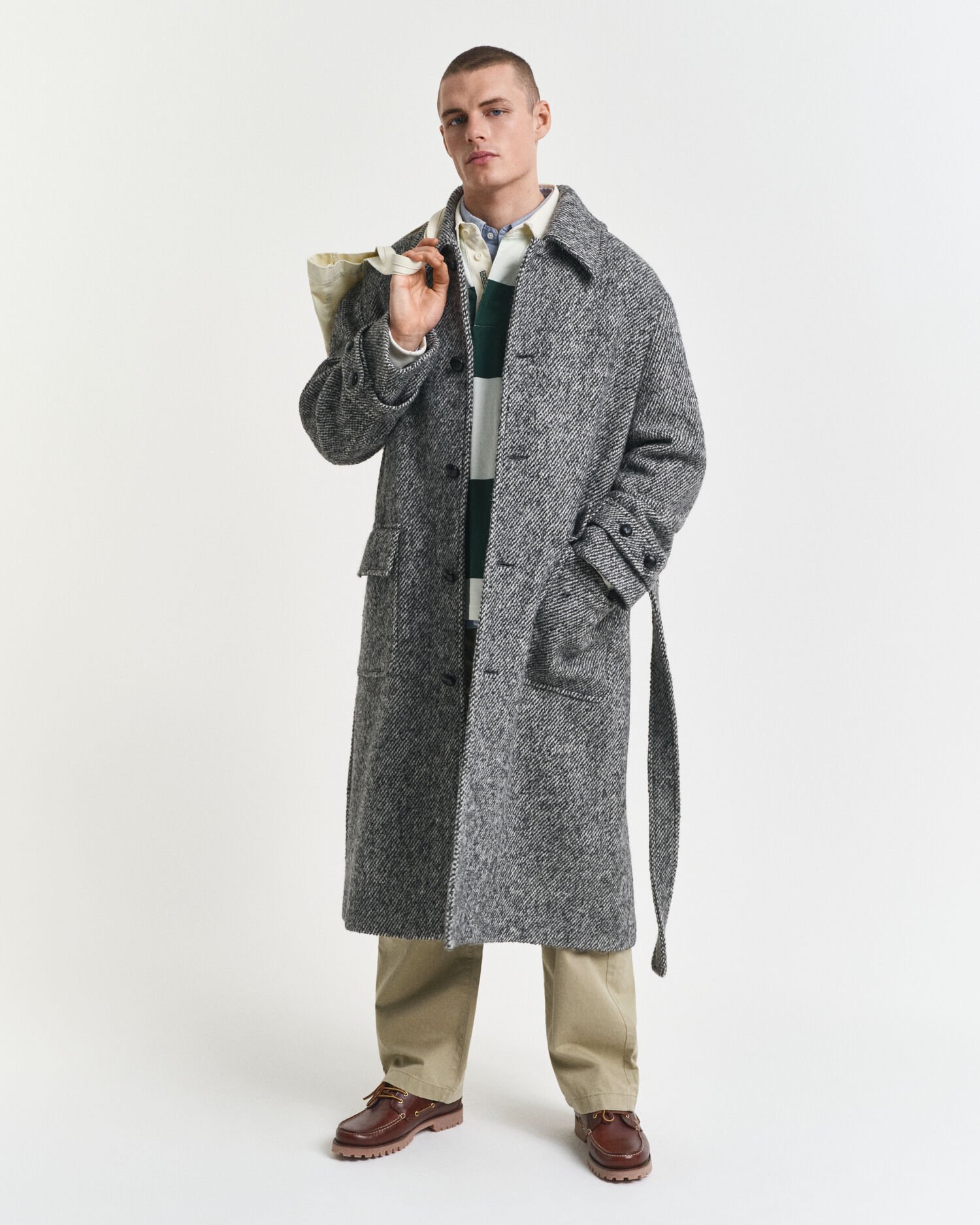 Tweed Wool Coat
