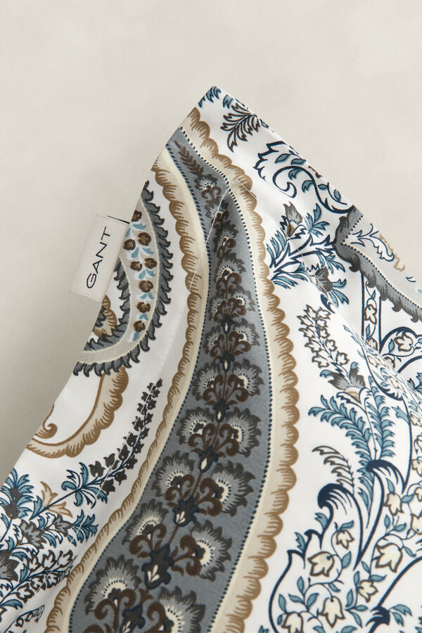 Key West Paisley Pillowcase — DARK PUTTY