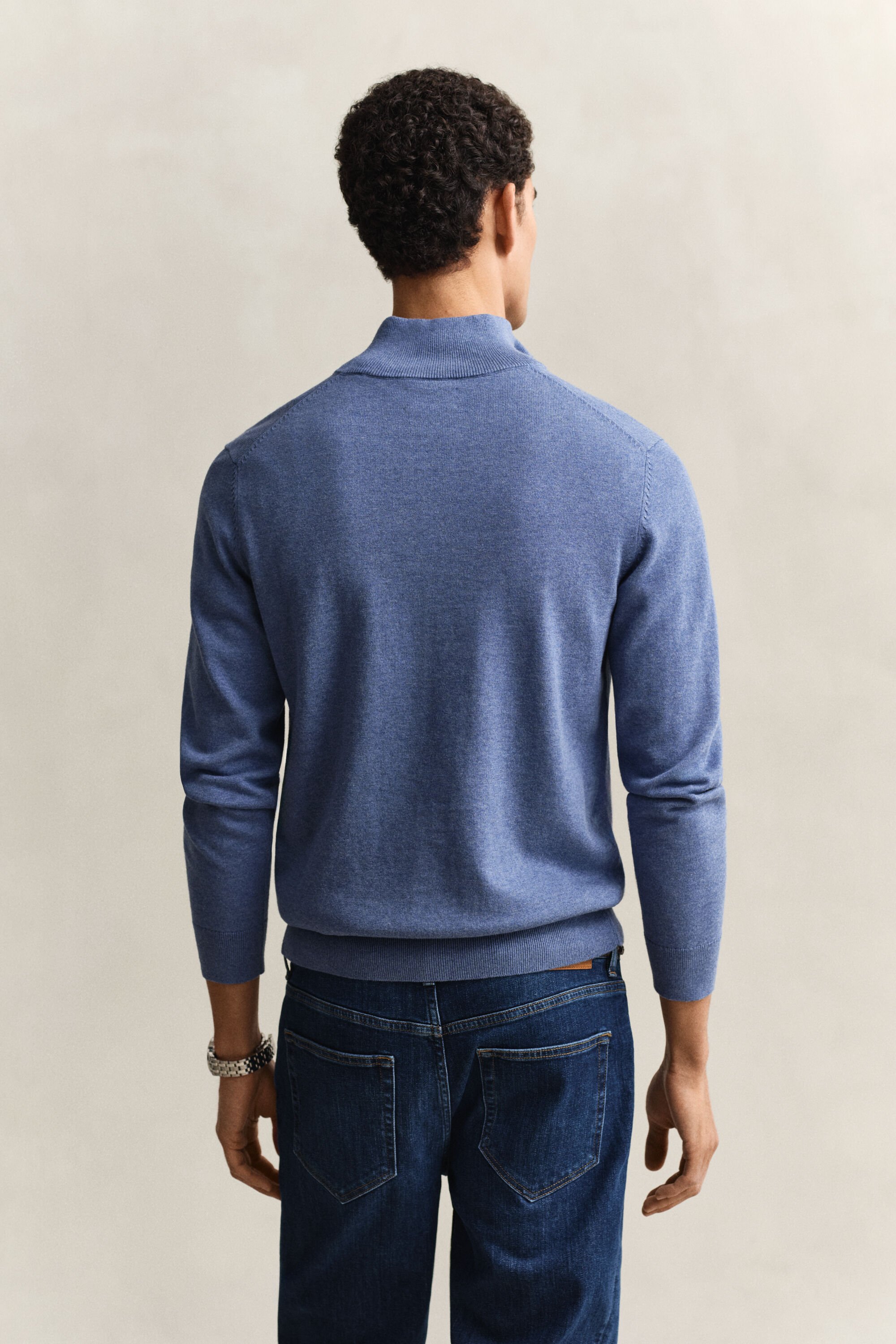 Classic Cotton Half-Zip Sweater