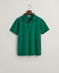 Teens Contrast Piqu&eacute; Polo Shirt