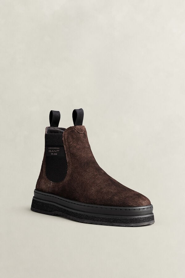 Blistown Suede Chelsea Boots — WEATHERED BROWN