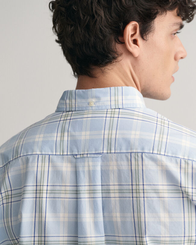 Regular Fit Checked Poplin Shirt