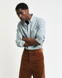 Regular Fit Striped Archive Oxford Shirt