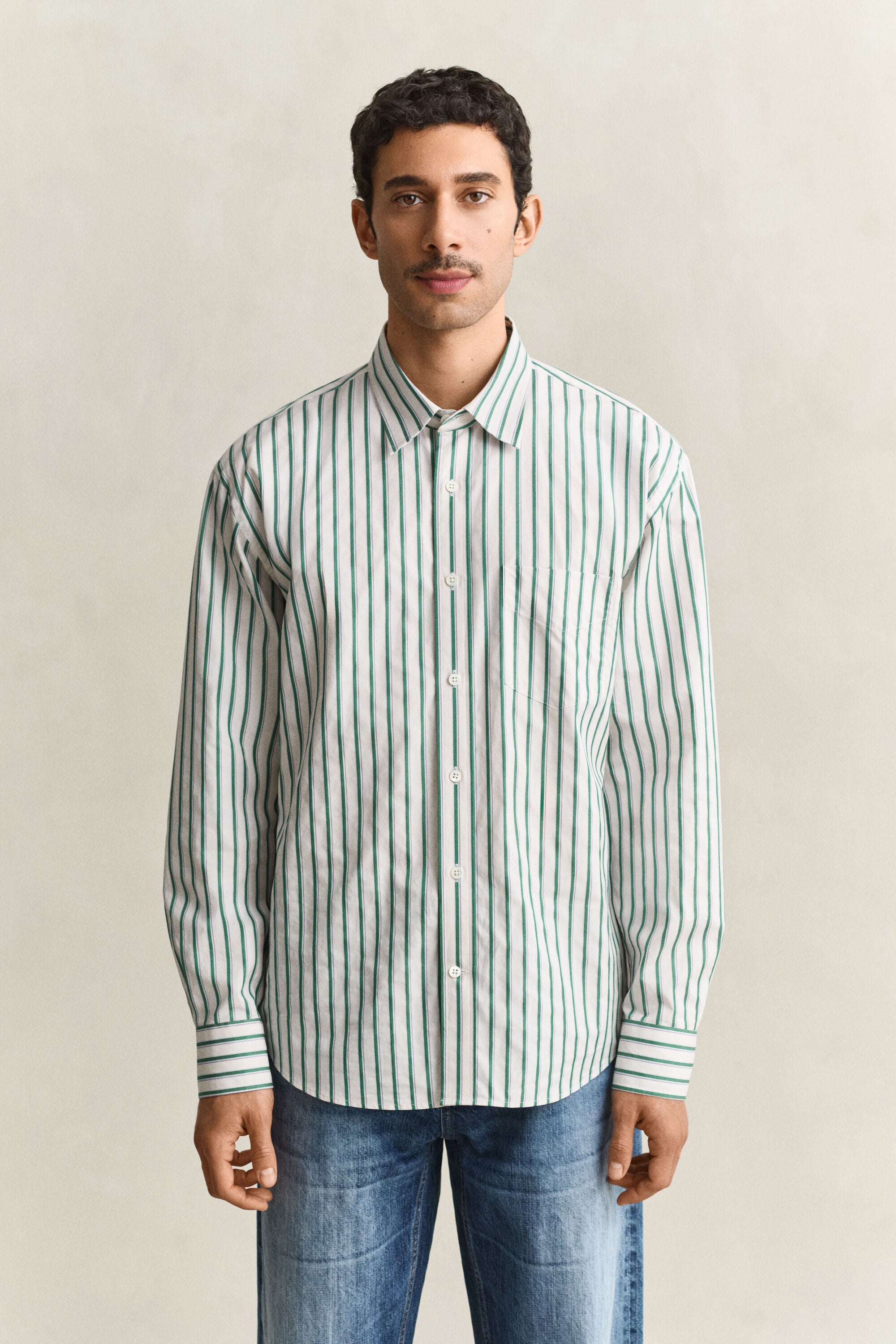 Dobby Striped Shirt