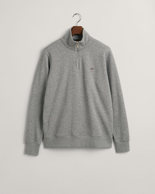 Seasonal Essential Embroidered Archive Shield Half-Zip Sweatshirt