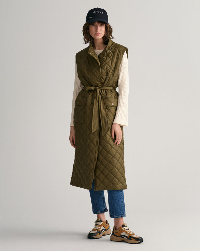 Long Quilted Vest