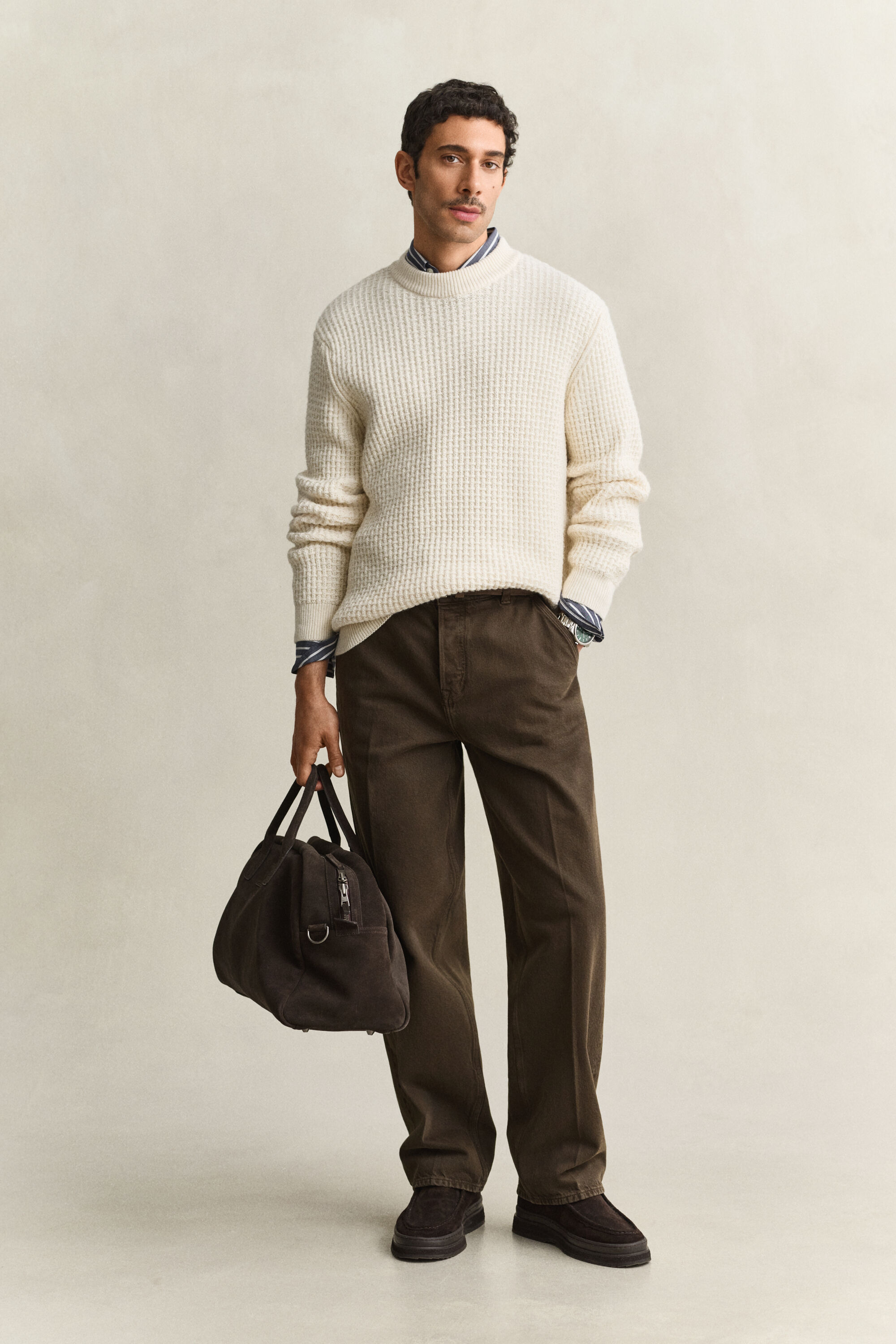 Overdyed Jeans — SHADOW BROWN