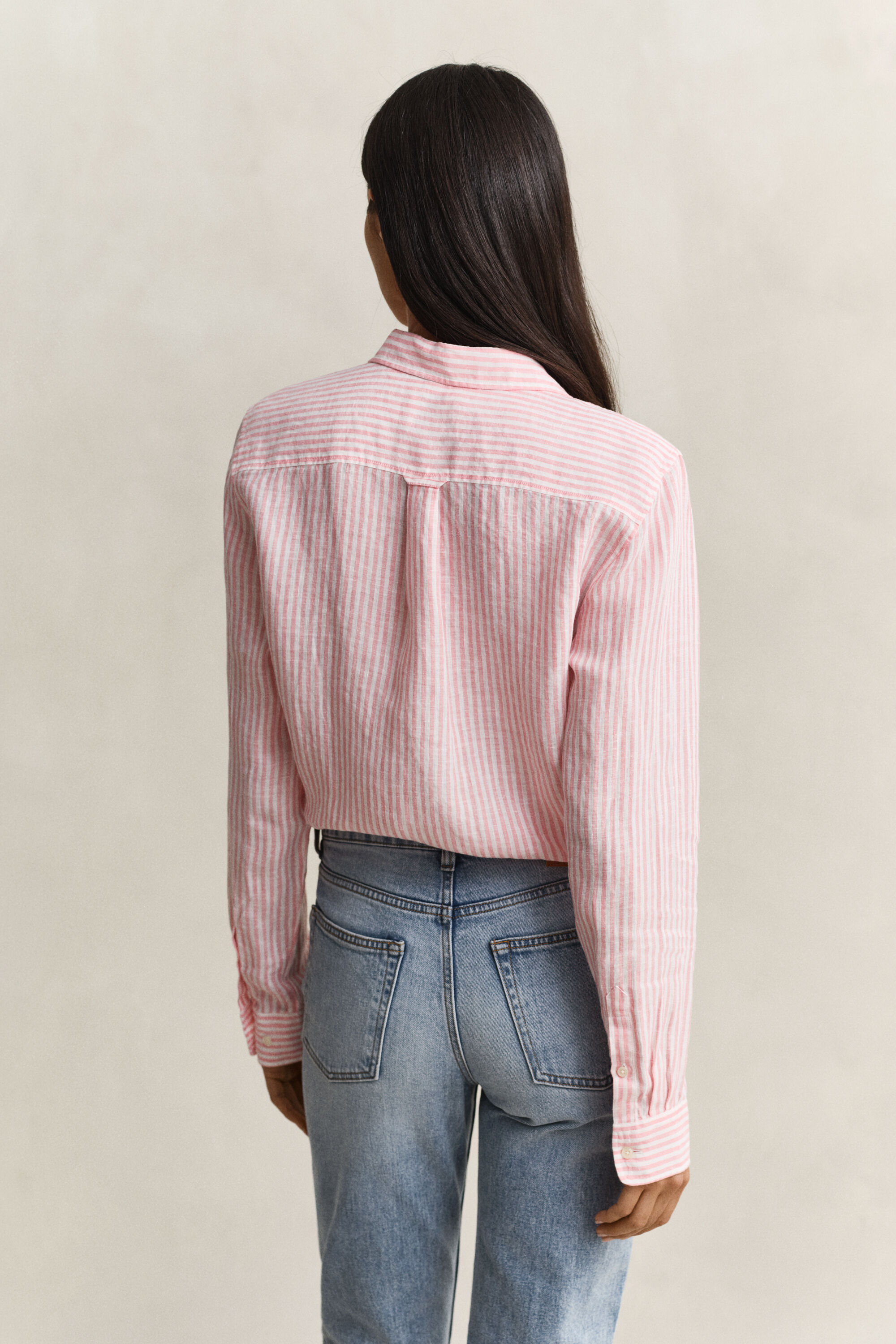 Regular Fit Striped Linen Shirt