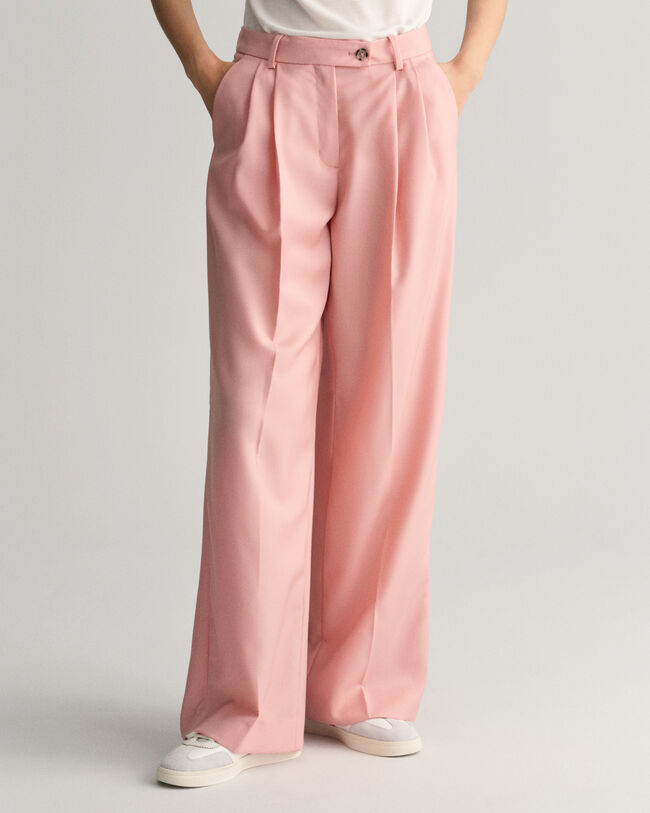 Relaxed Fit Wide Leg Pants