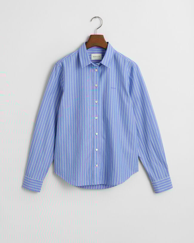 Regular Fit Classic Striped Poplin Shirt