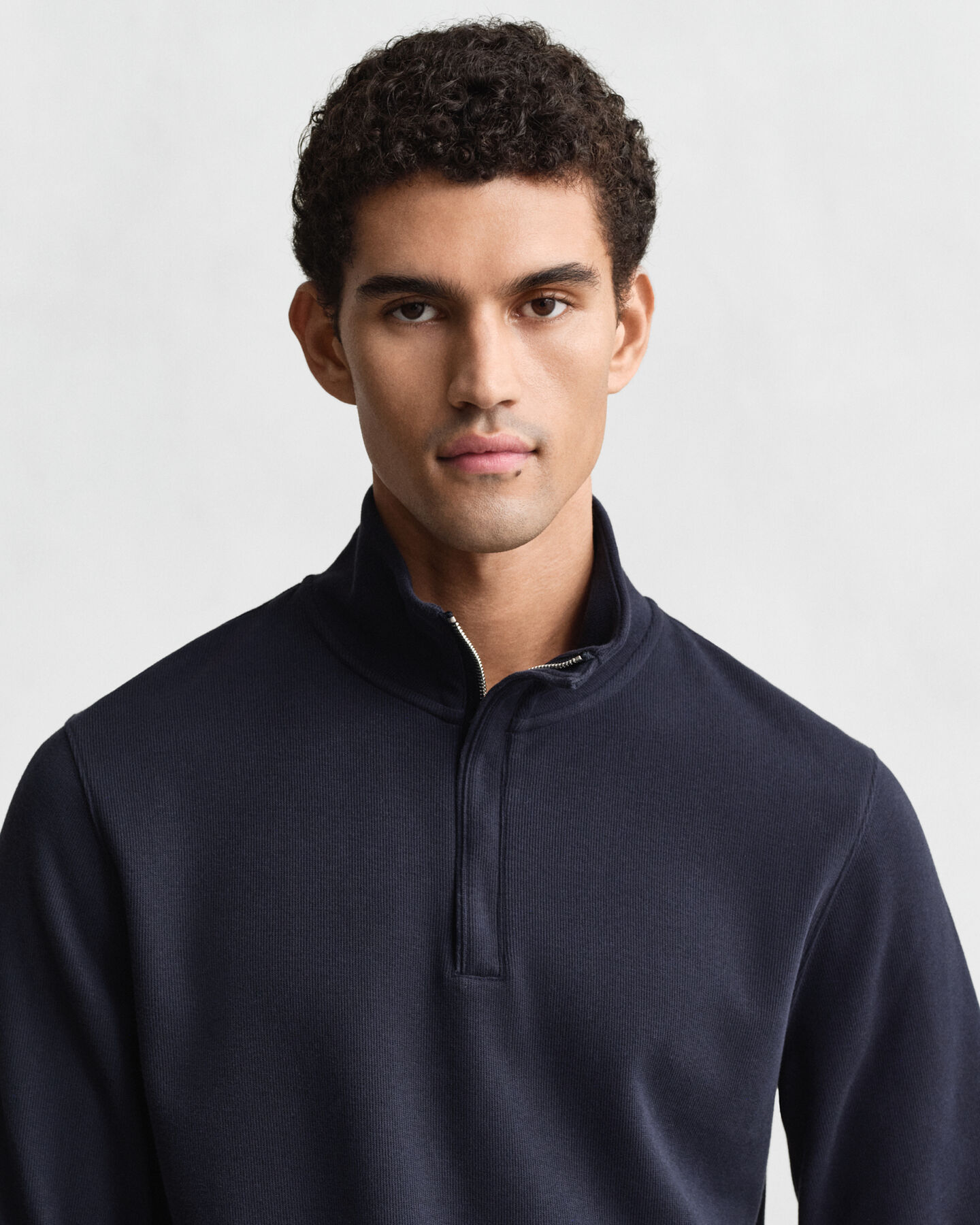 Light Sacker Rib Half-Zip Sweatshirt