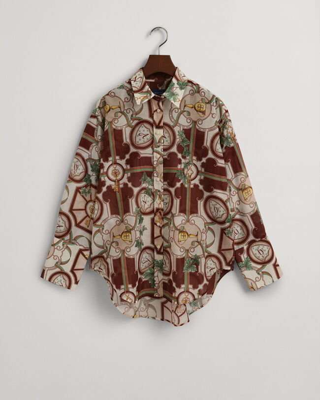 Relaxed Fit American Luxe Cotton Silk Shirt
