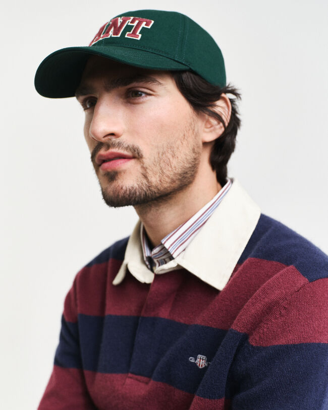 Extra Fine Lambswool Striped Rugger