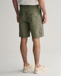 Regular Fit Cotton Linen Shorts