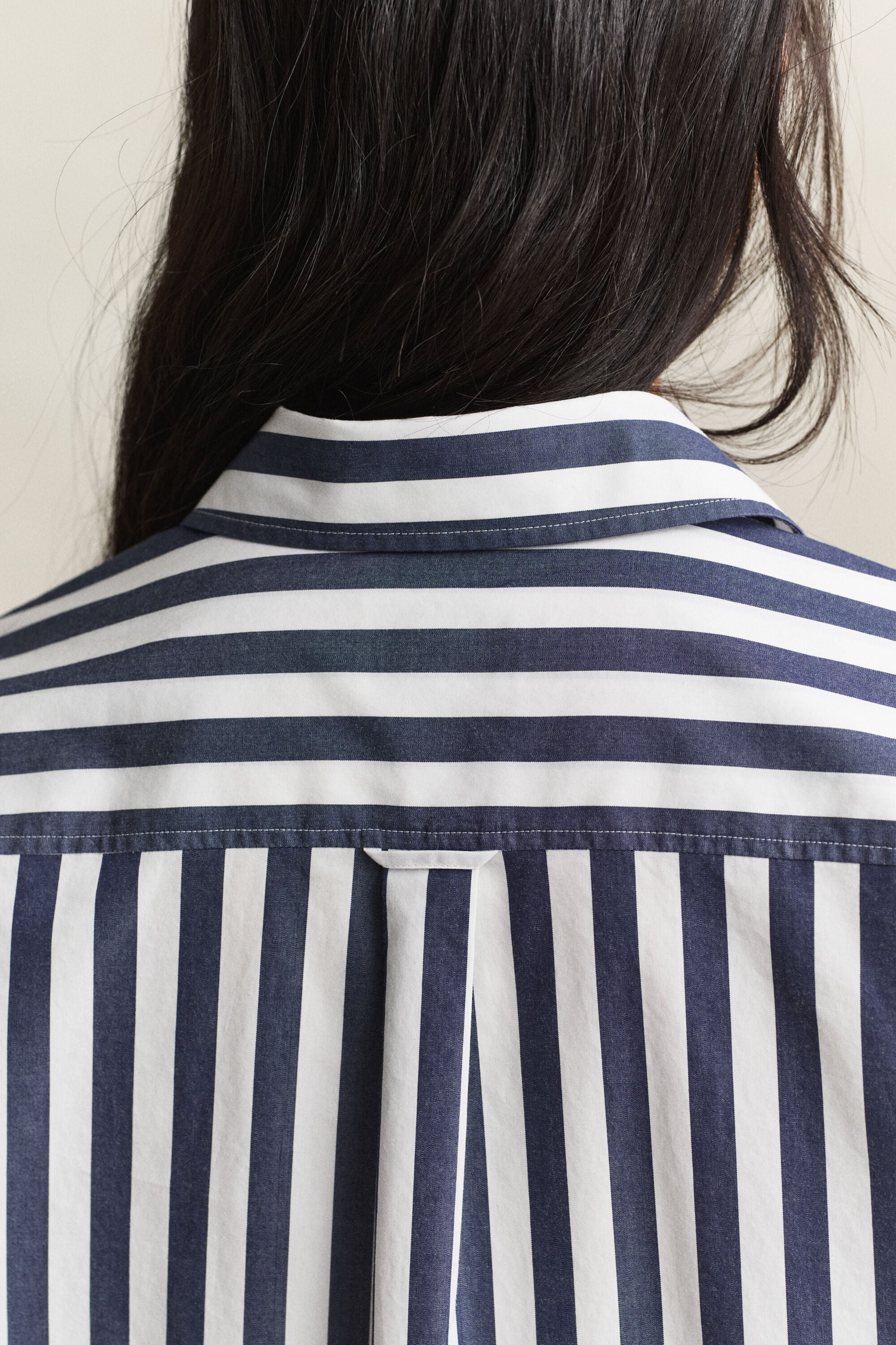 Relaxed Striped Poplin Shirt