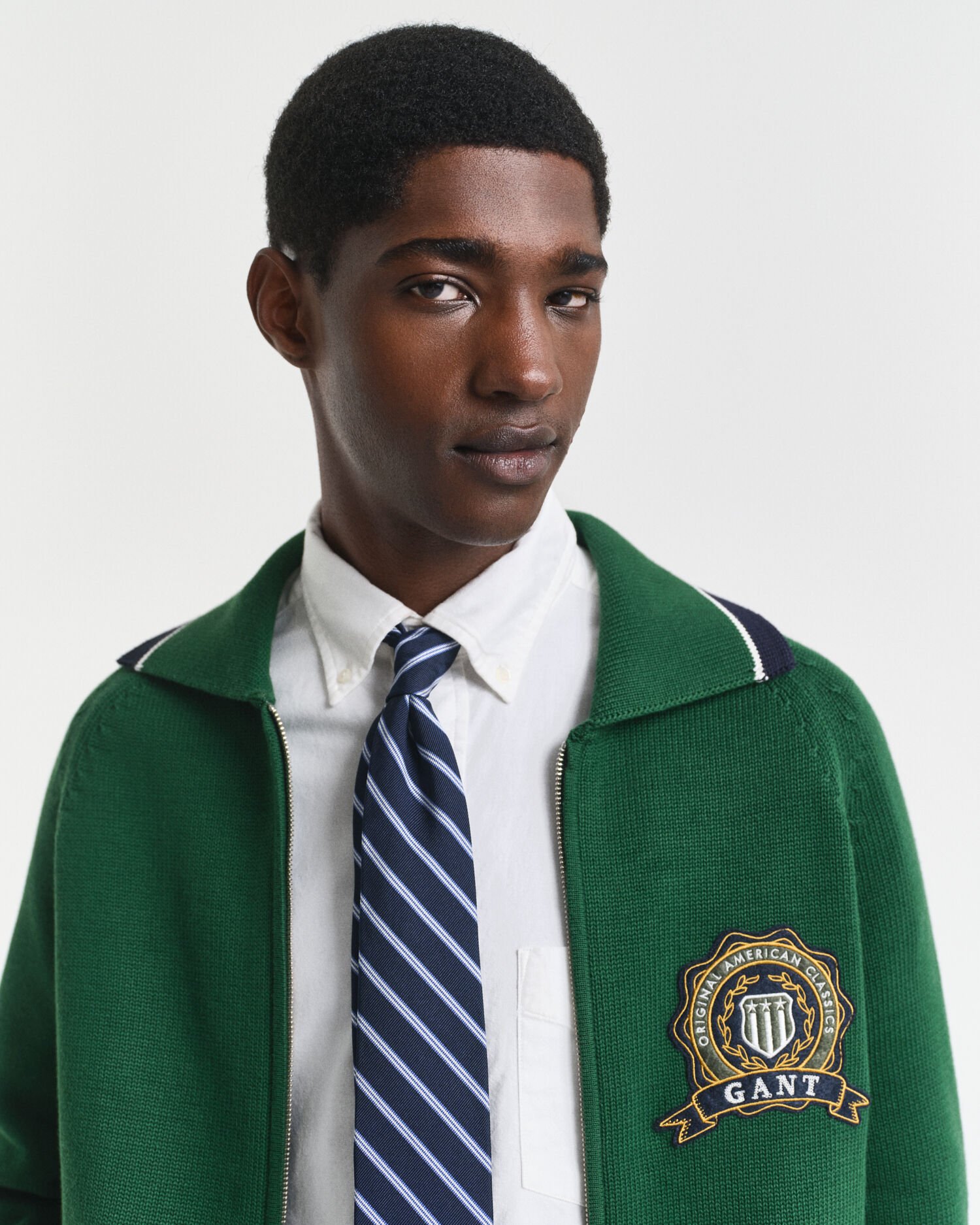 GANT 1949 Graphic Zipped Cardigan