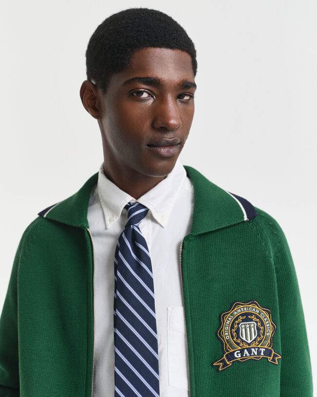 GANT 1949 Graphic Zipped Cardigan
