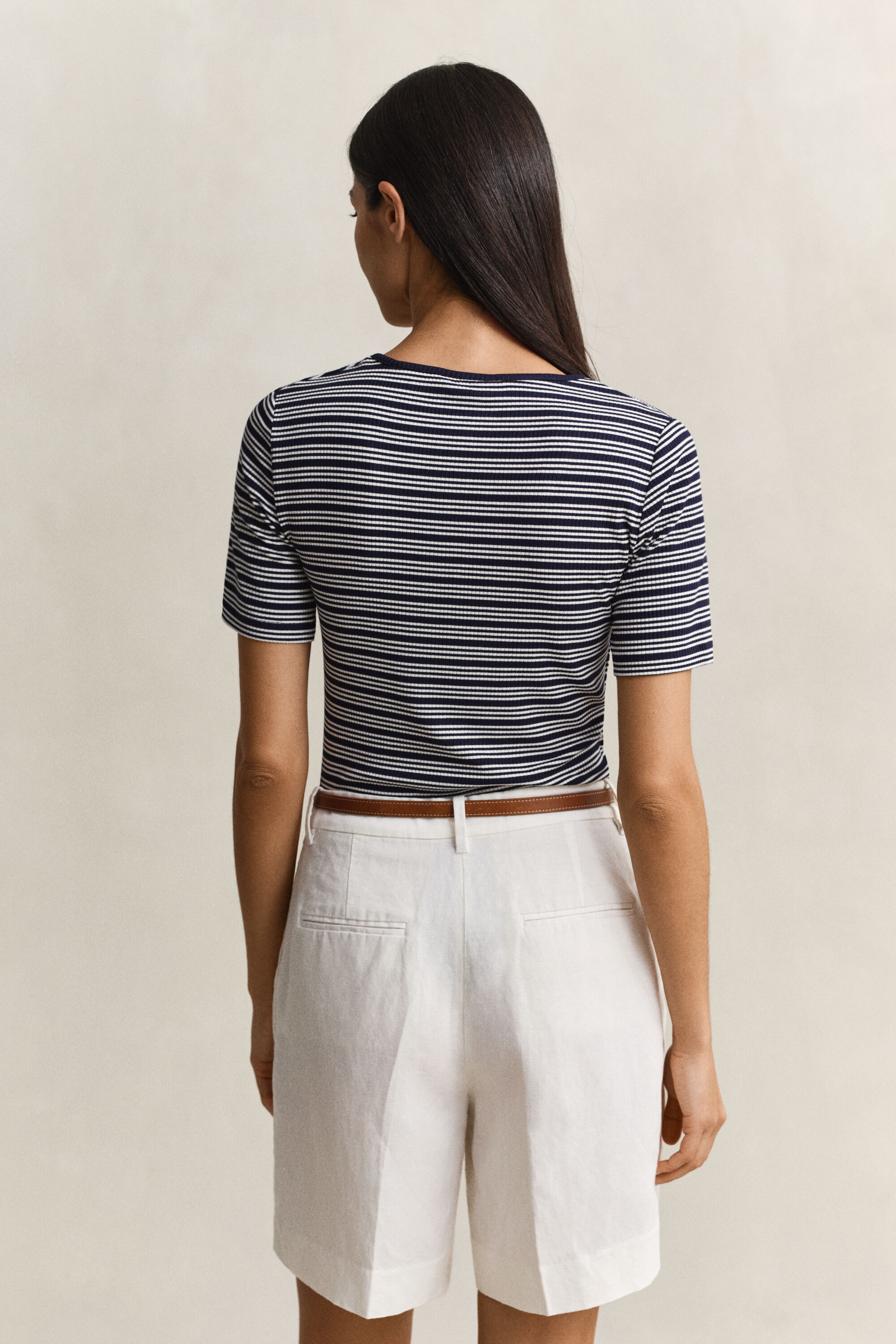 Ribbed Henley Top
