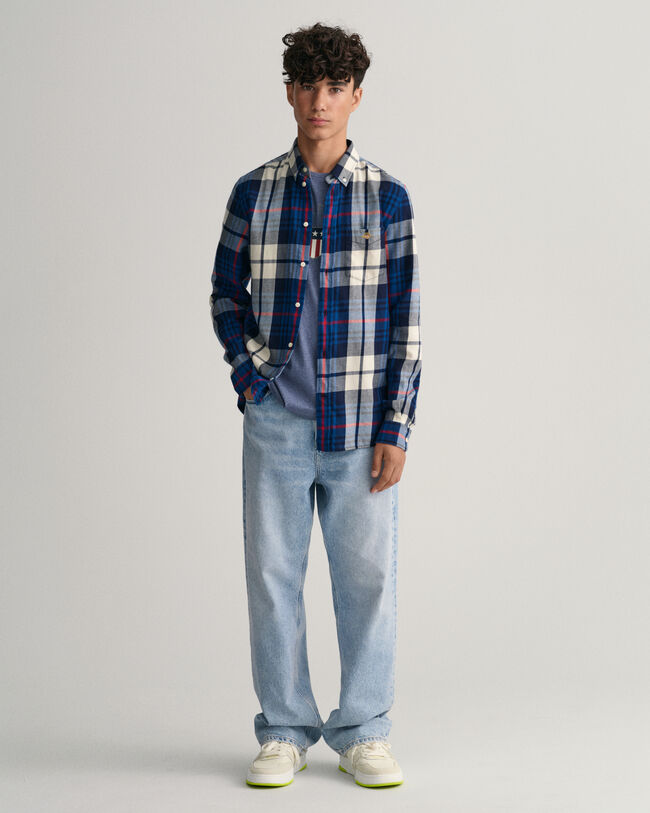 Teen Boys Plaid Flannel Shirt