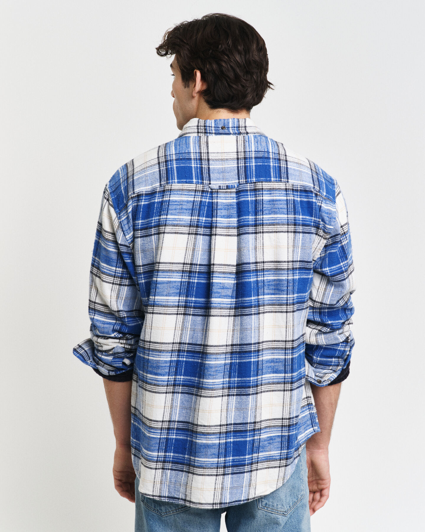 Relaxed Fit Checked Flannel Shirt