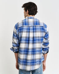 Relaxed Fit Checked Flannel Shirt