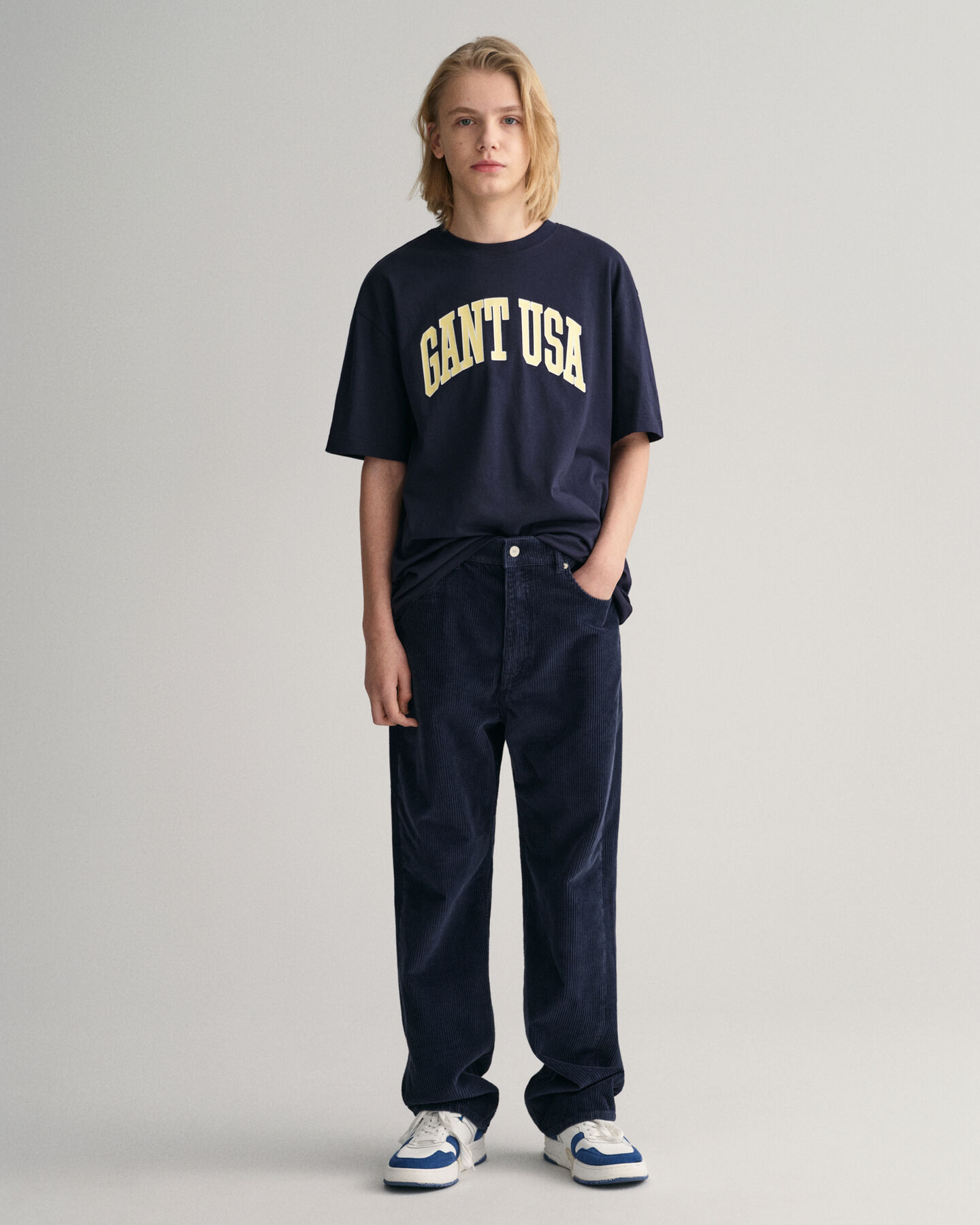 Teen Boys Loose Fit Corduroy Pants