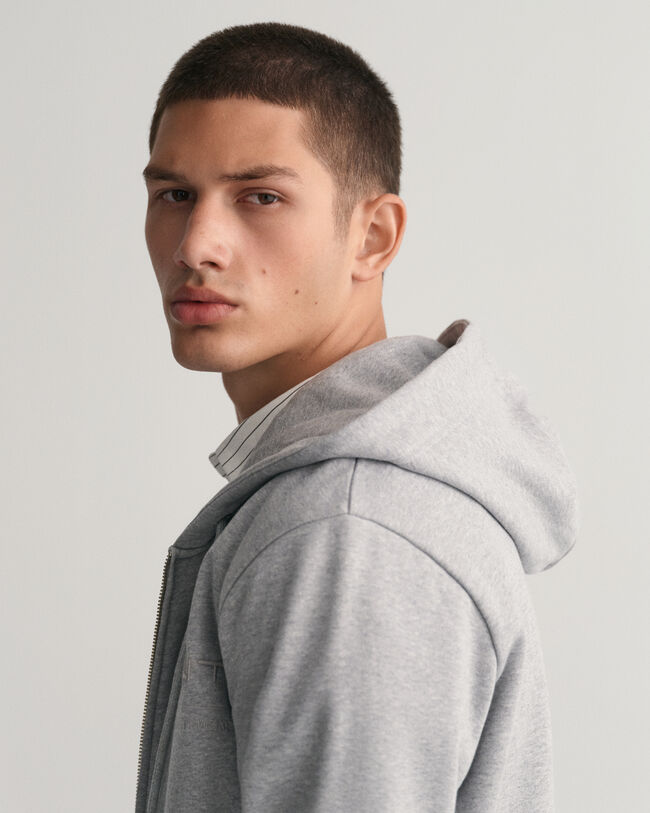 Tonal Archive Shield Zip Hoodie