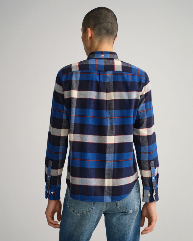 Regular Fit Flannel Plaid Shirt