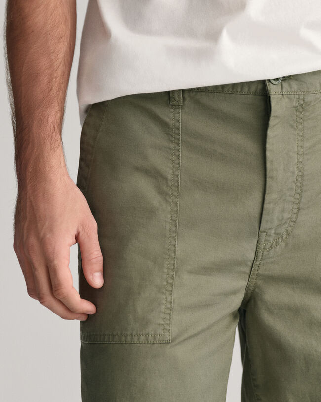 Regular Fit Cotton Linen Shorts