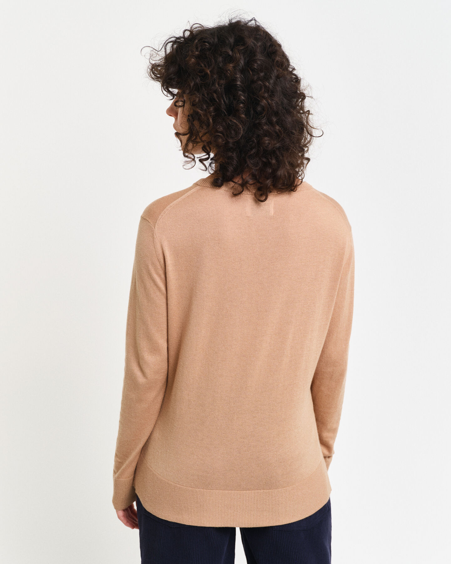 Fine Knit Crew Neck Sweater