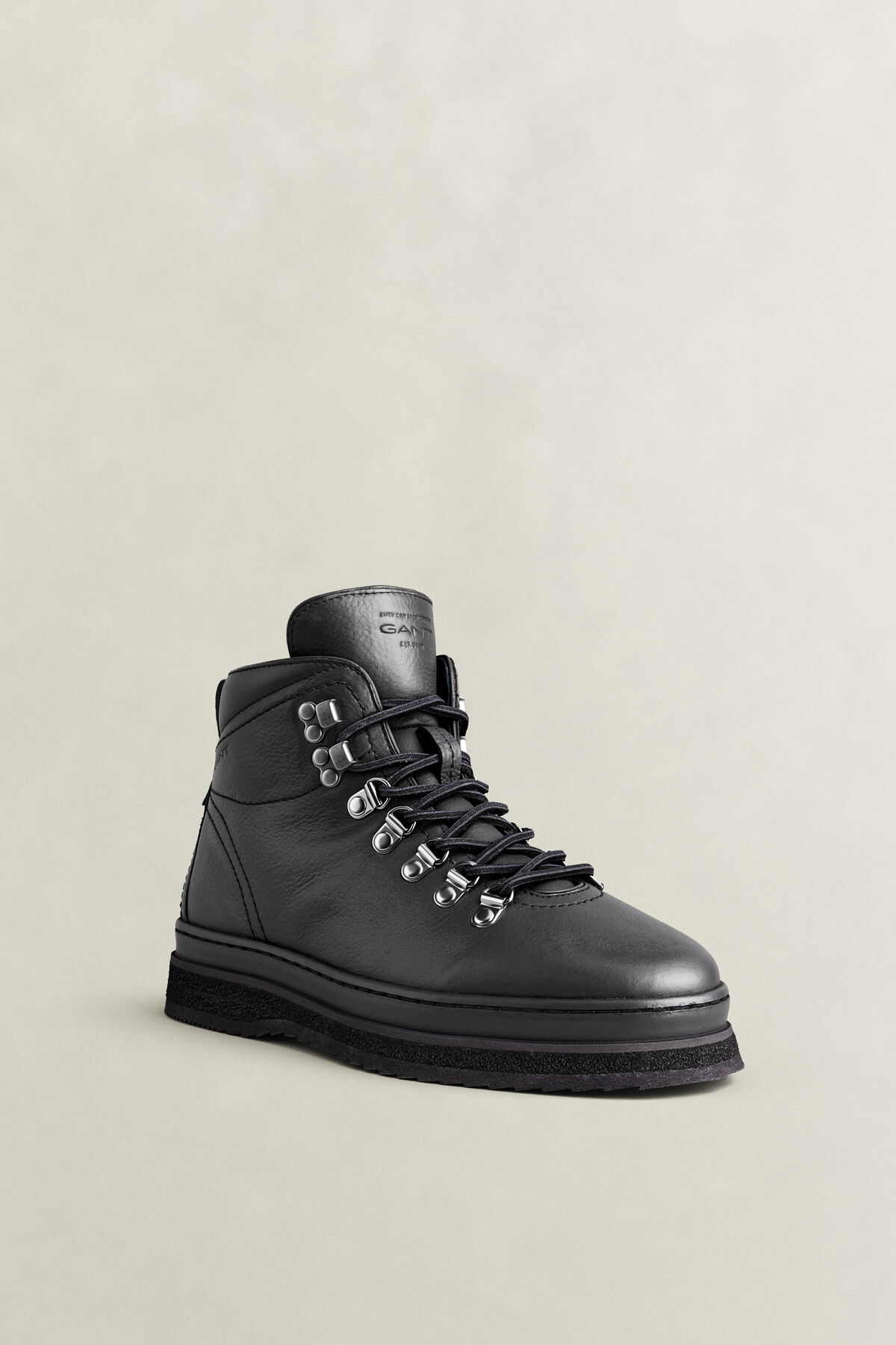 Blistown Leather Boots — BLACK