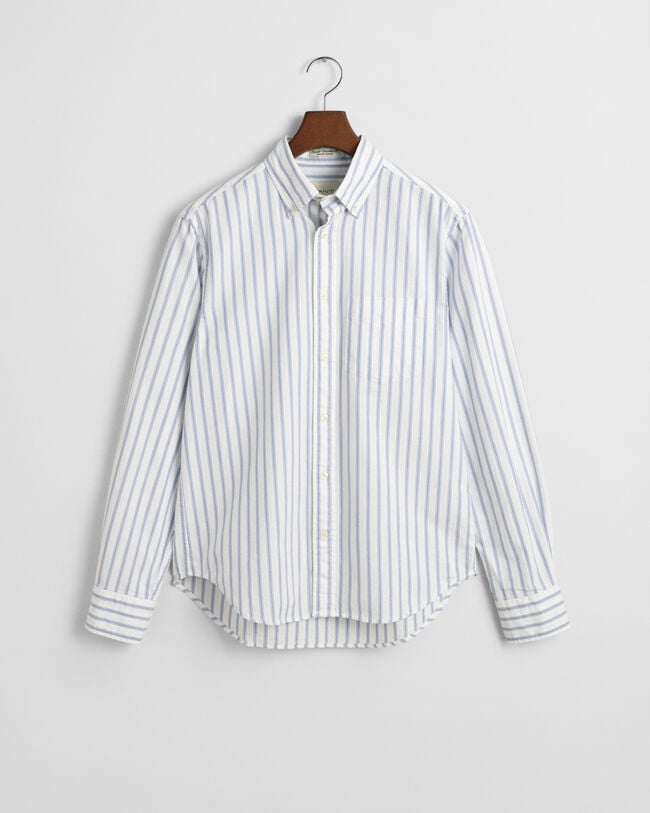 Regular Fit Striped Archive Oxford Shirt Without Logo