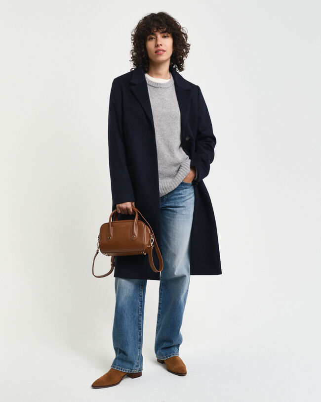 Classic Tailored Fit Wool Coat