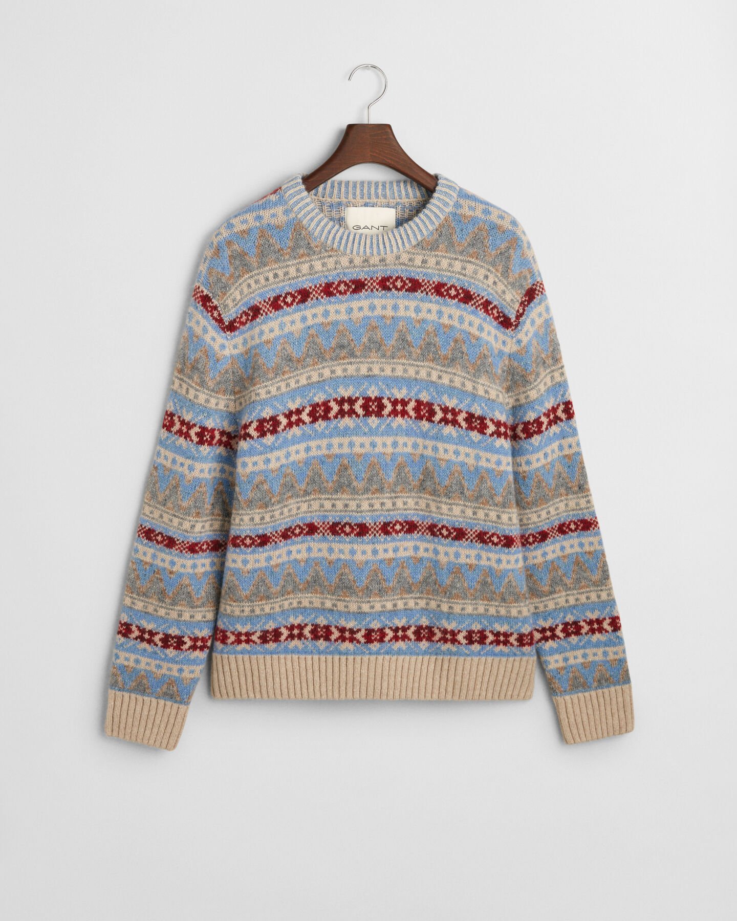 Fair Isle Crew Neck Sweater