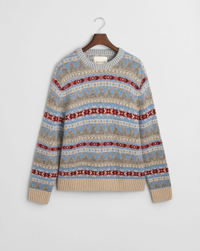 Fair Isle Crew Neck Sweater