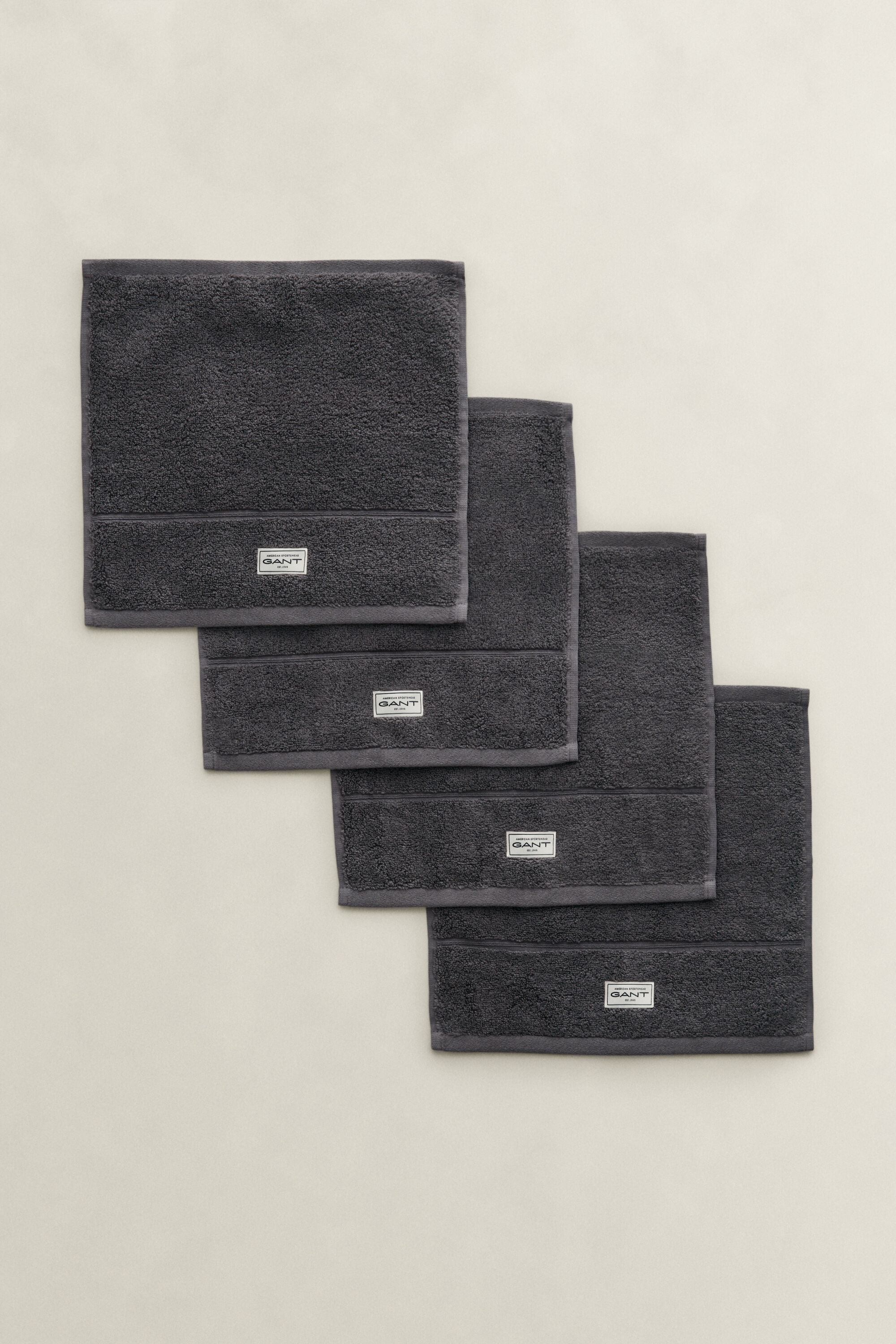 4-Pack Premium Towels 30X30 — ANCHOR GREY