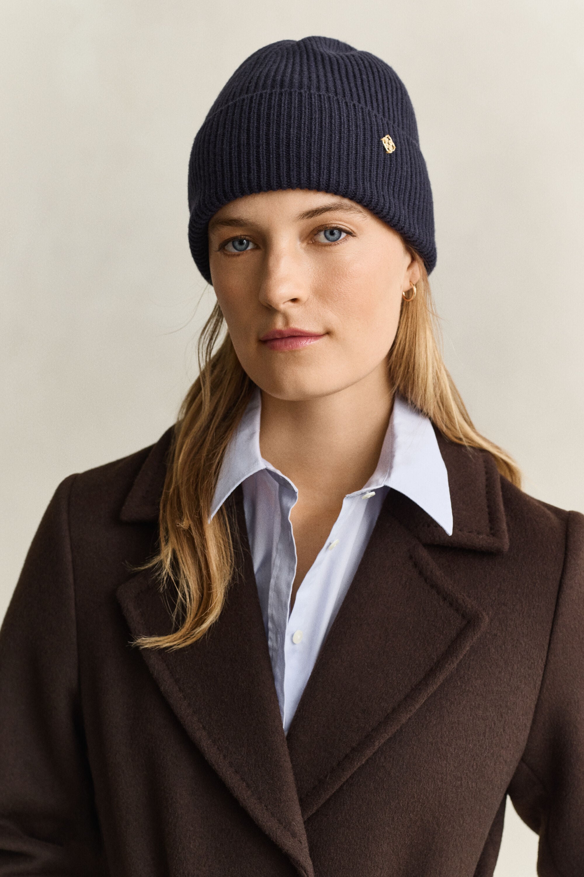 Ribbed Wool Beanie
