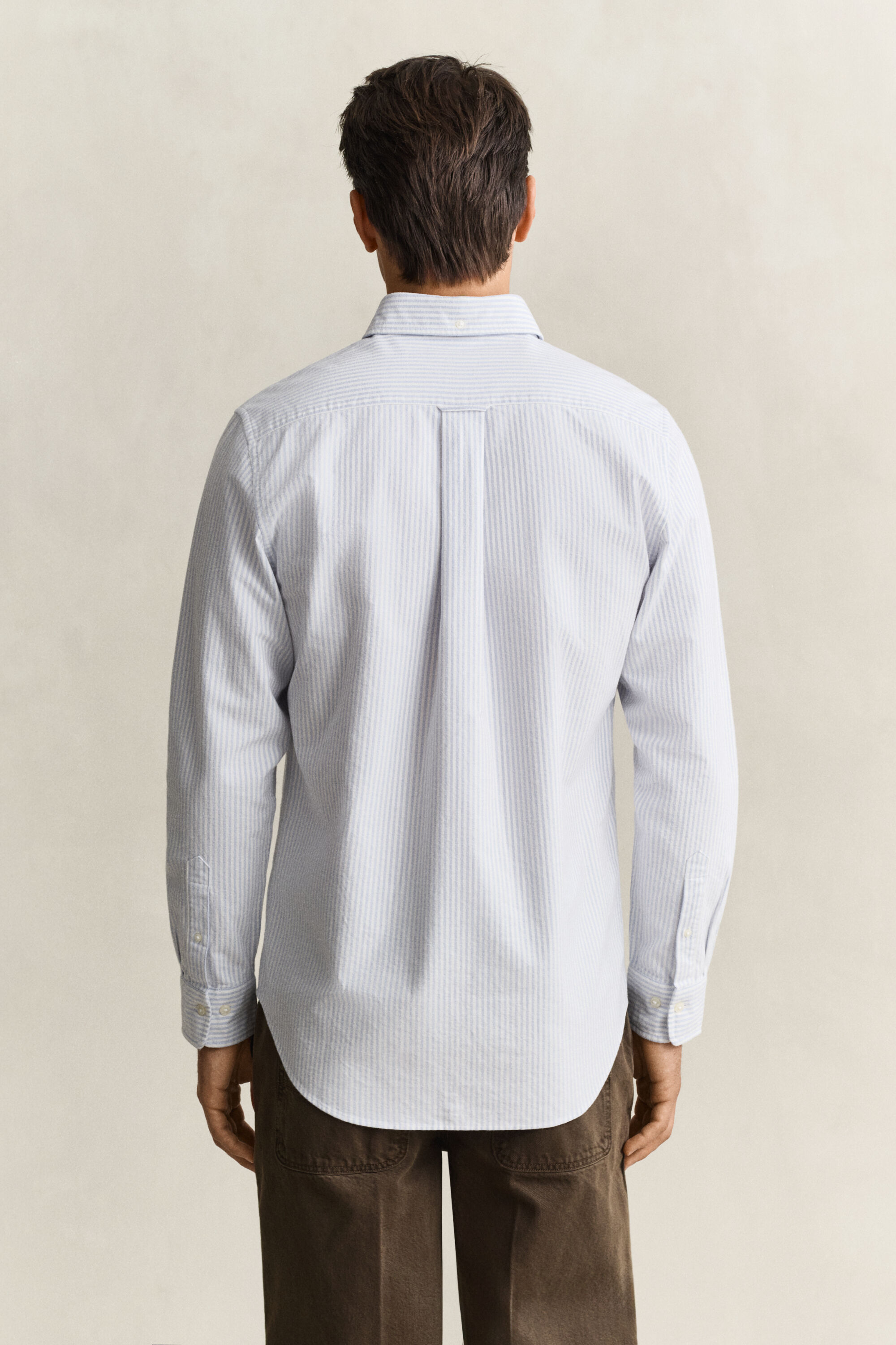 Striped Brushed Oxford Shirt