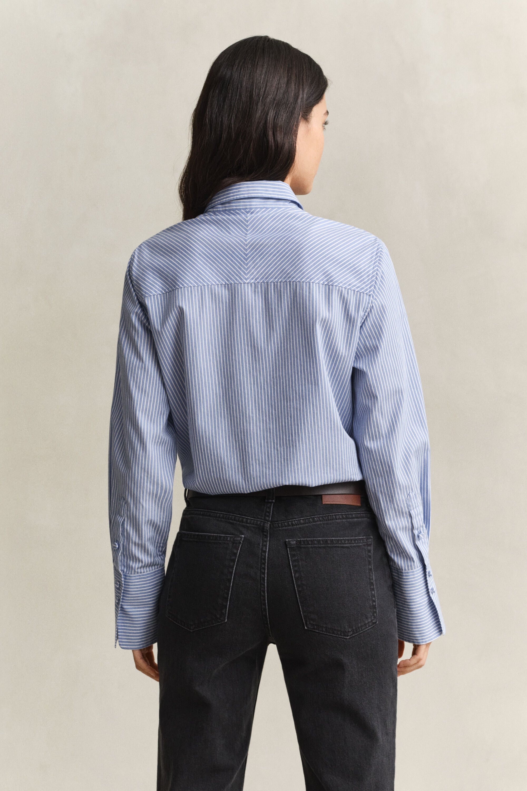 Striped Yoke Detail Shirt
