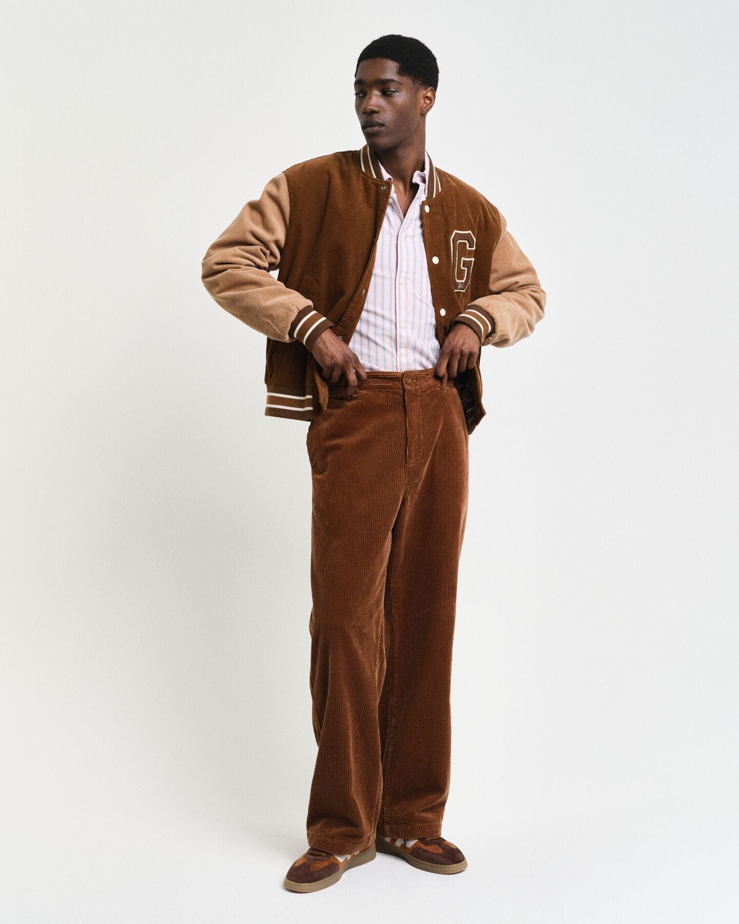 Regular Fit Striped Archive Oxford Shirt