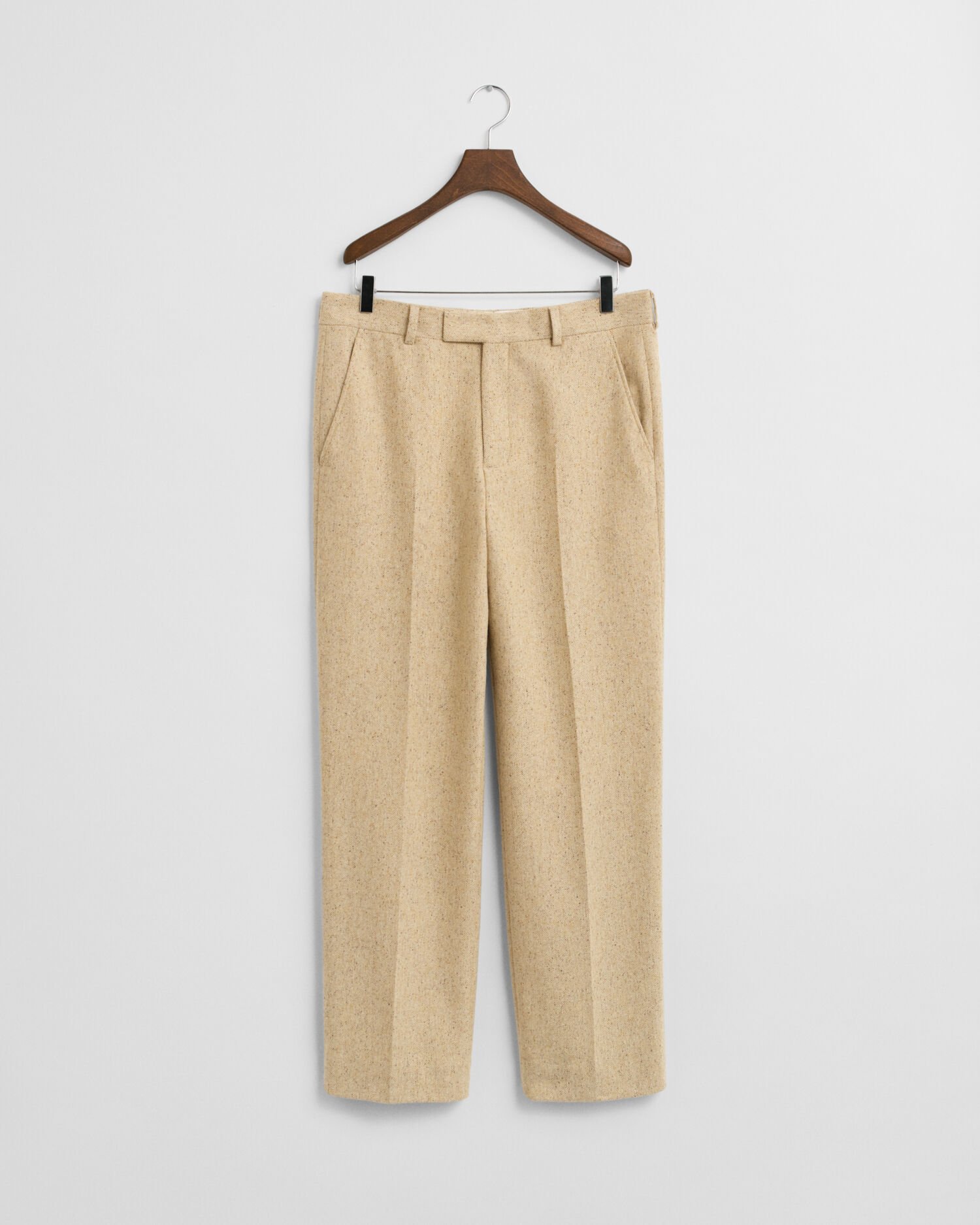 Relaxed Fit Nepps Herringbone Suit Pants