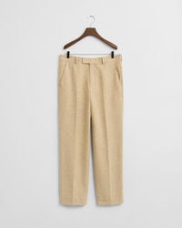Relaxed Fit Nepps Herringbone Suit Pants