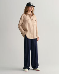 Relaxed Fit Flap Pocket Shirt