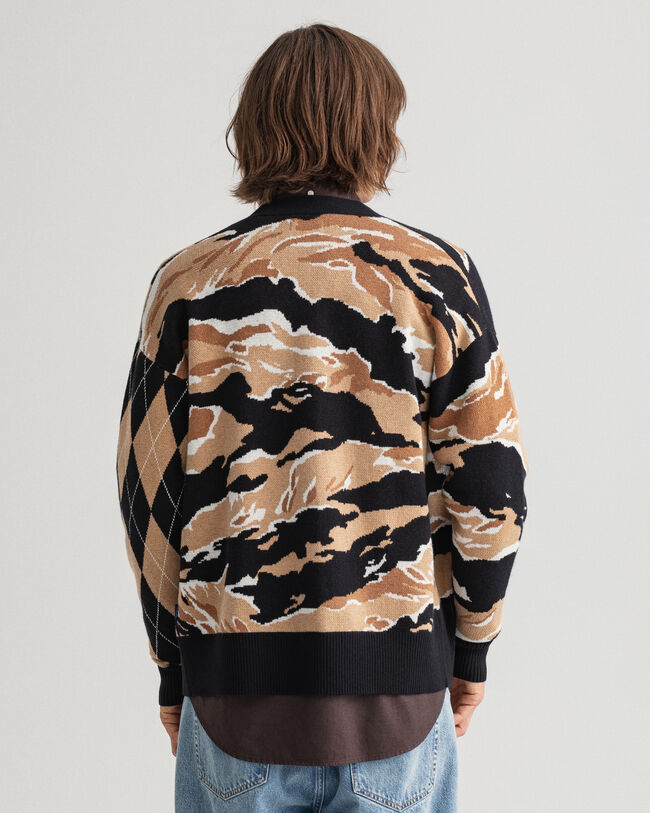 Tiger Camo Cardigan