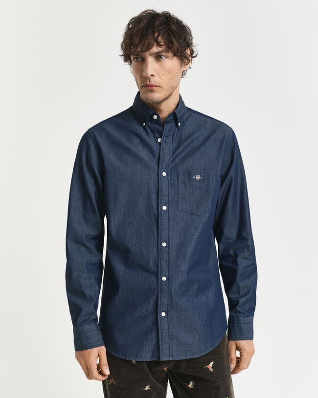 Regular Fit Indigo Shirt